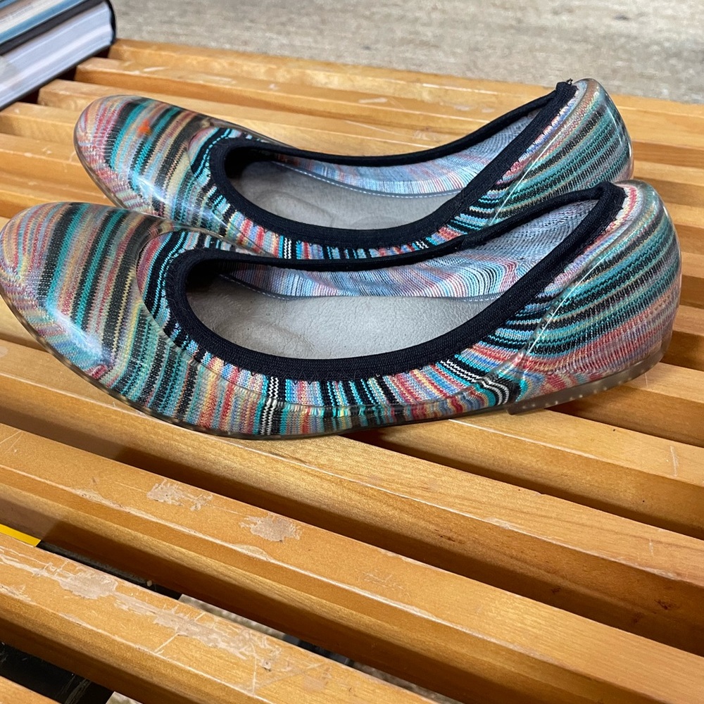 JA-VIE FIESTA STRIPE JELLY FLATS EU 38 (US 7/7.5) - Picture 4 of 7
